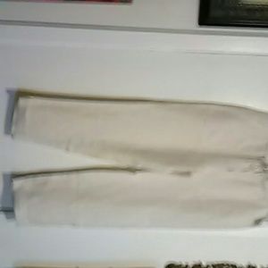 Tan linen pants